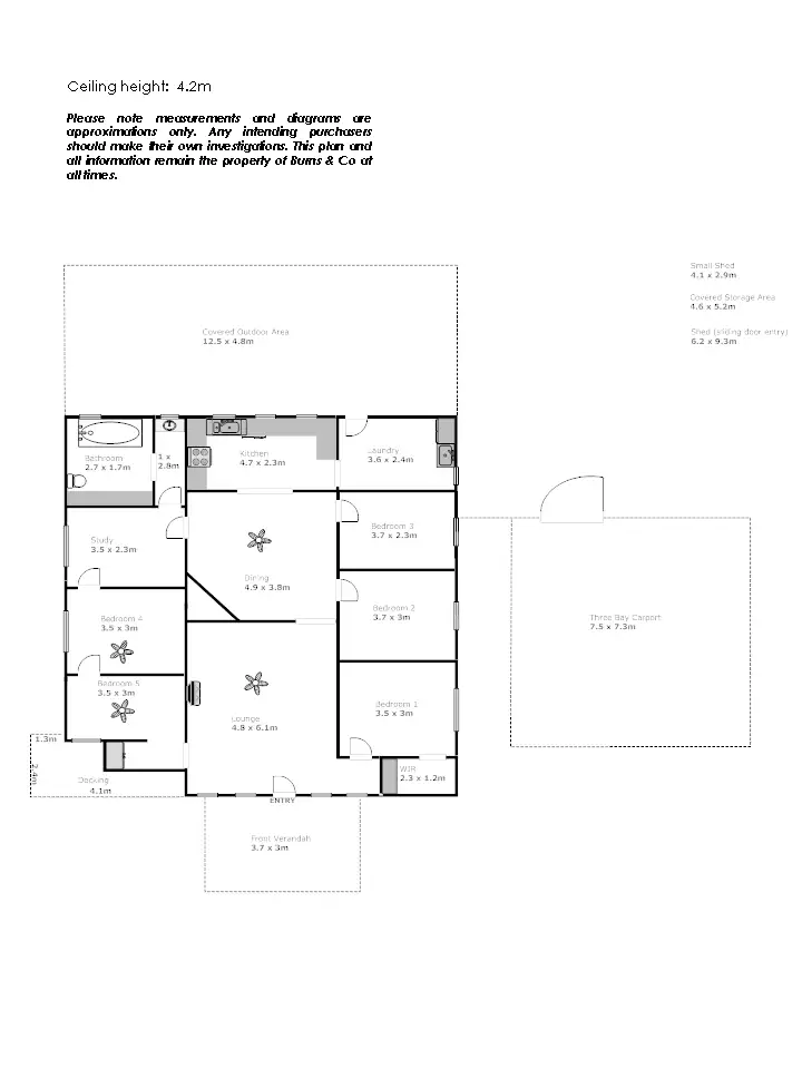 Floorplan of Homely house listing, 5-7 The Centreway, Red Cliffs VIC 3496