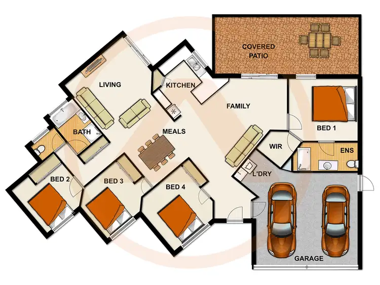 Floorplan of Homely house listing, 95 LAMBERTH ROAD, Regents Park QLD 4118