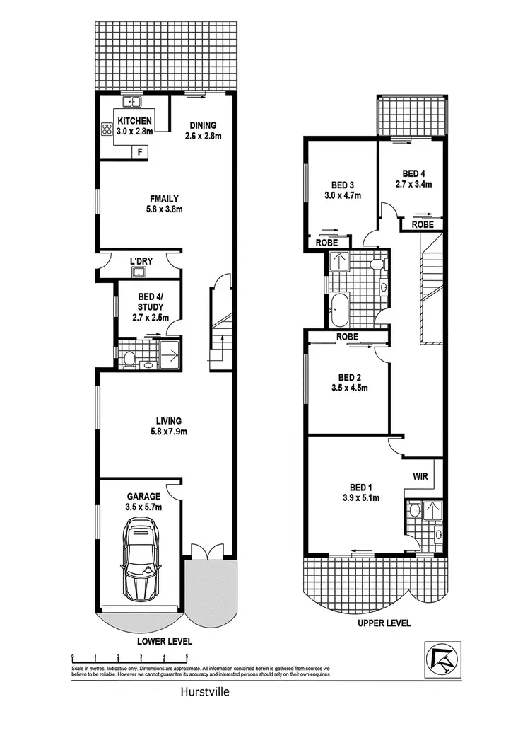 Floorplan of Homely house listing, 124A Bassett St, Hurstville NSW 2220