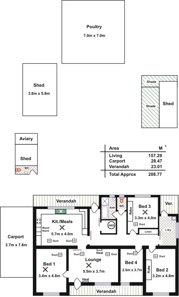 Floorplan of Homely house listing, 16A First Street, Gawler South SA 5118