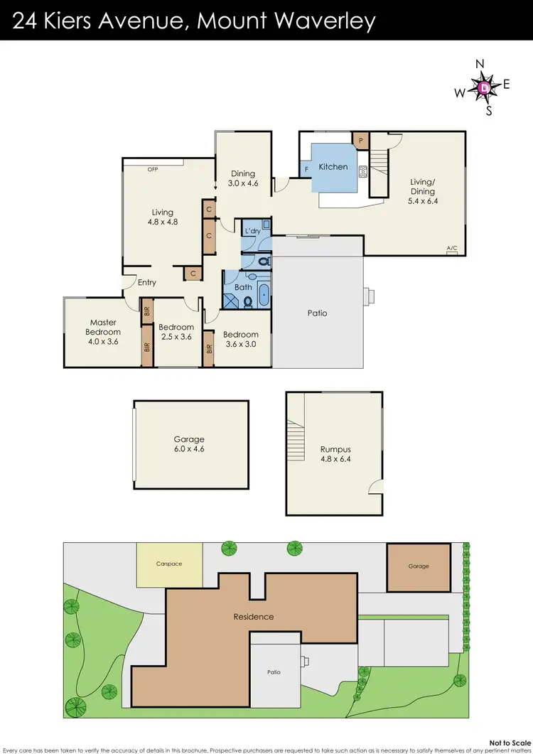 Floorplan of Homely house listing, 24 Kiers Avenue, Mount Waverley VIC 3149