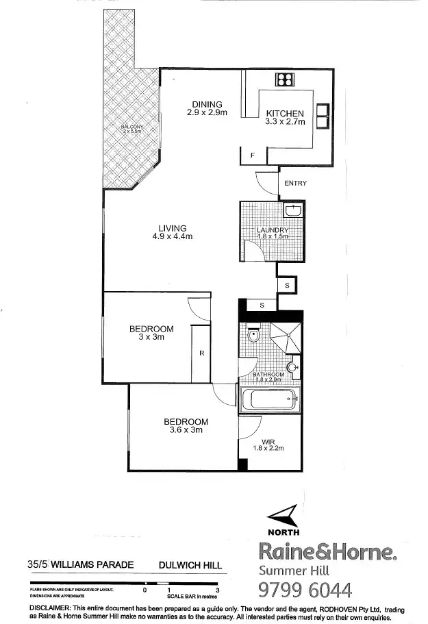 Floorplan of Homely apartment listing, 35/5 Williams Parade, Dulwich Hill NSW 2203