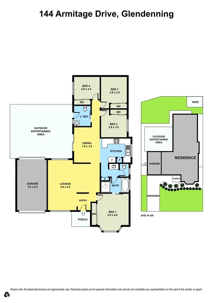 Floorplan of Homely house listing, 144 Armitage Drive, Glendenning NSW 2761