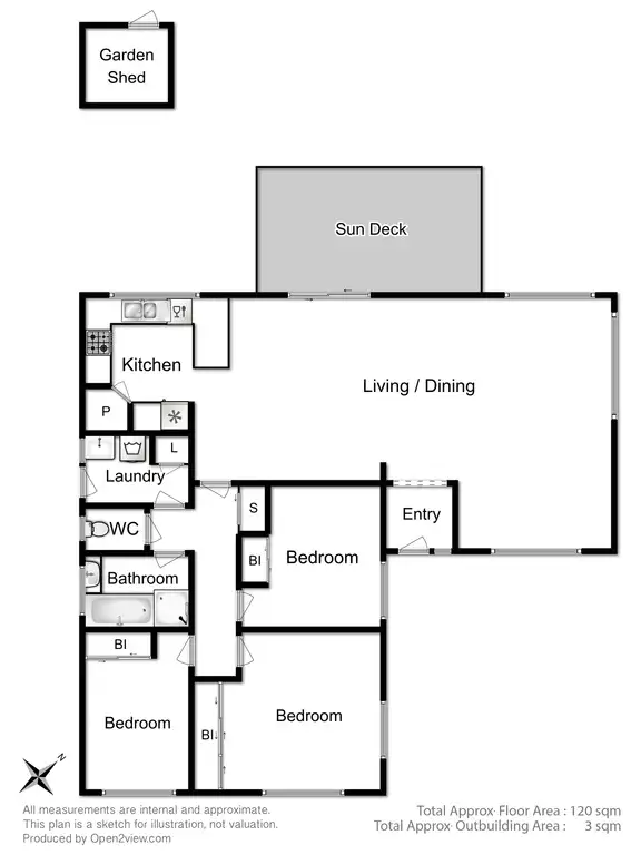 Floorplan of Homely house listing, 3 Yarraman Drive, Kingston TAS 7050