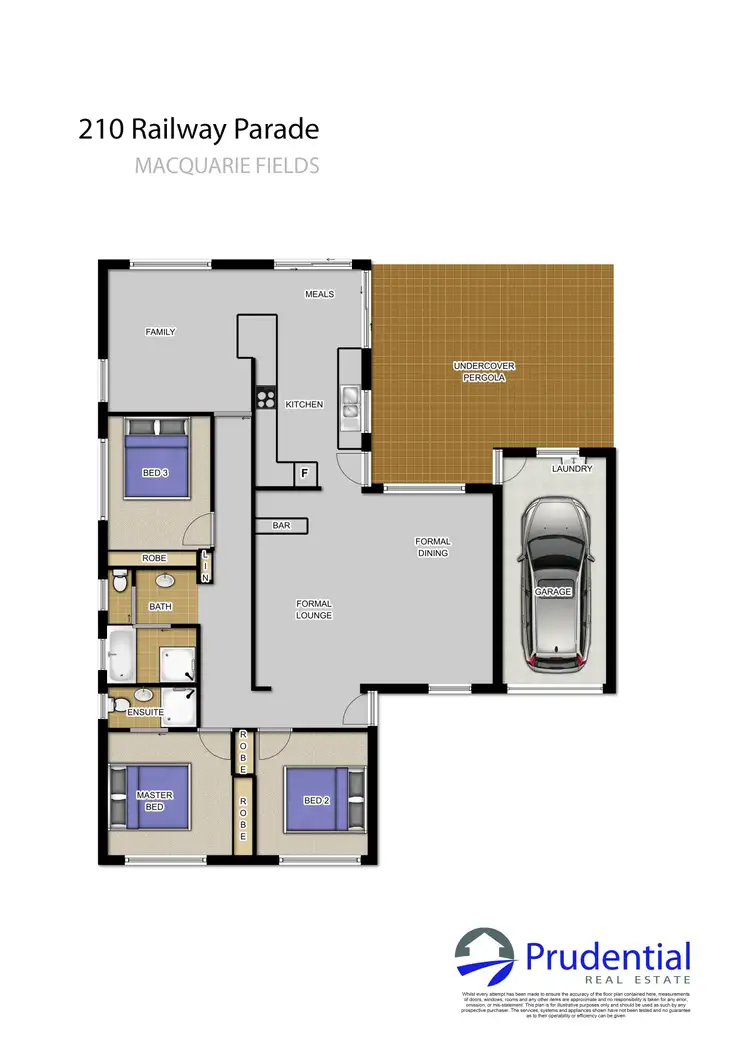 Floorplan of Homely house listing, 210 Railway Parade, Macquarie Fields NSW 2564