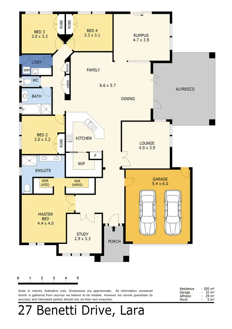 Floorplan of Homely house listing, 27 Benetti Drive, Lara VIC 3212