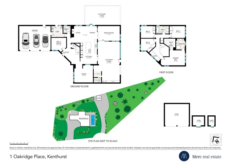 Floorplan of Homely house listing, 1 Oakridge Place, Kenthurst NSW 2156