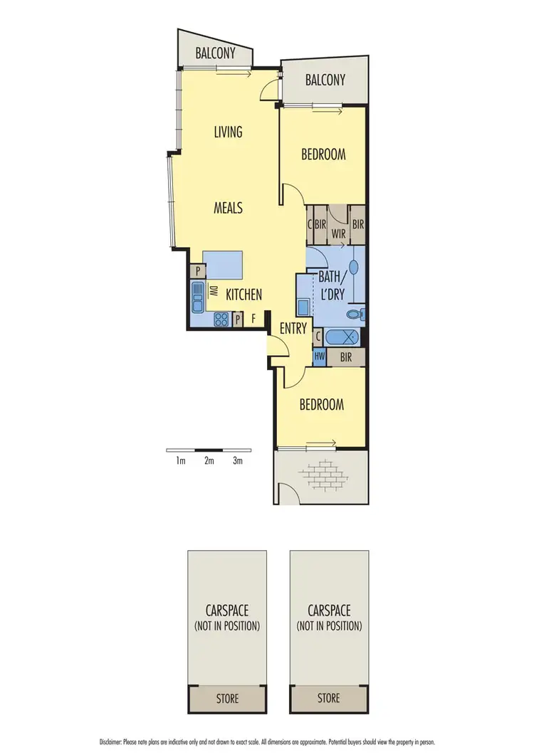 Floorplan of Homely apartment listing, 2/36 Rouse Street, Port Melbourne VIC 3207