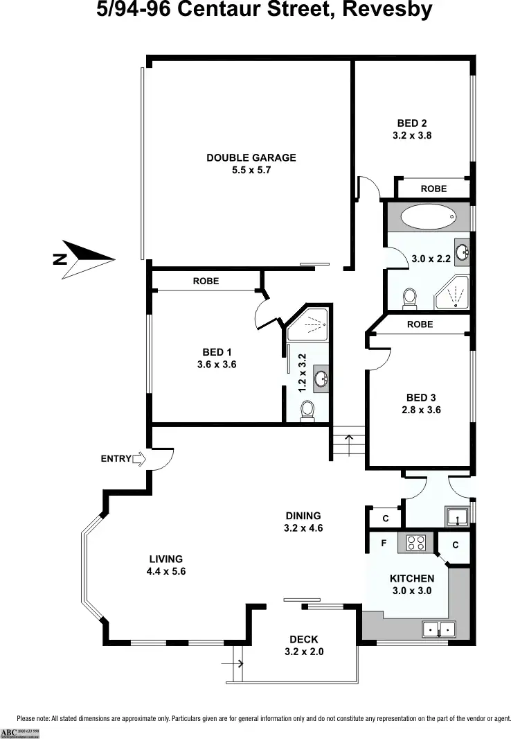 Floorplan of Homely villa listing, 5/94-96 Centaur Street, Revesby NSW 2212