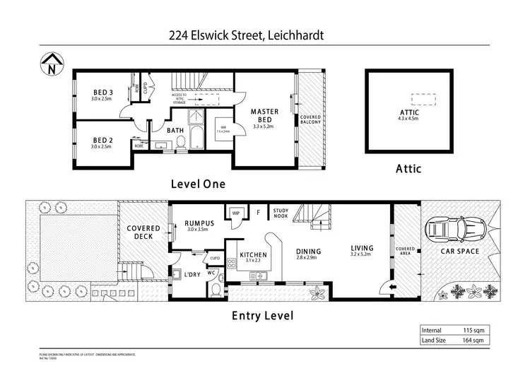 Floorplan of Homely house listing, 224 Elswick Street, Leichhardt NSW 2040