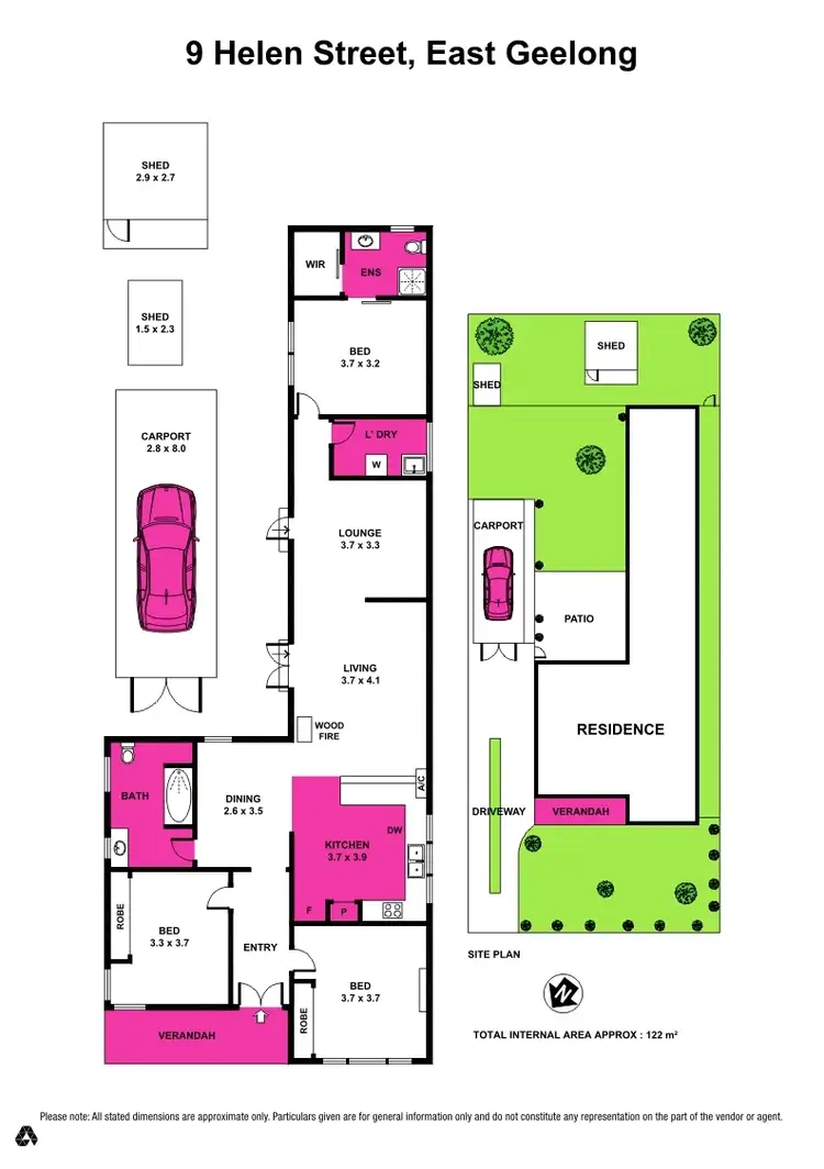 Floorplan of Homely house listing, 9 Helen Street, East Geelong VIC 3219