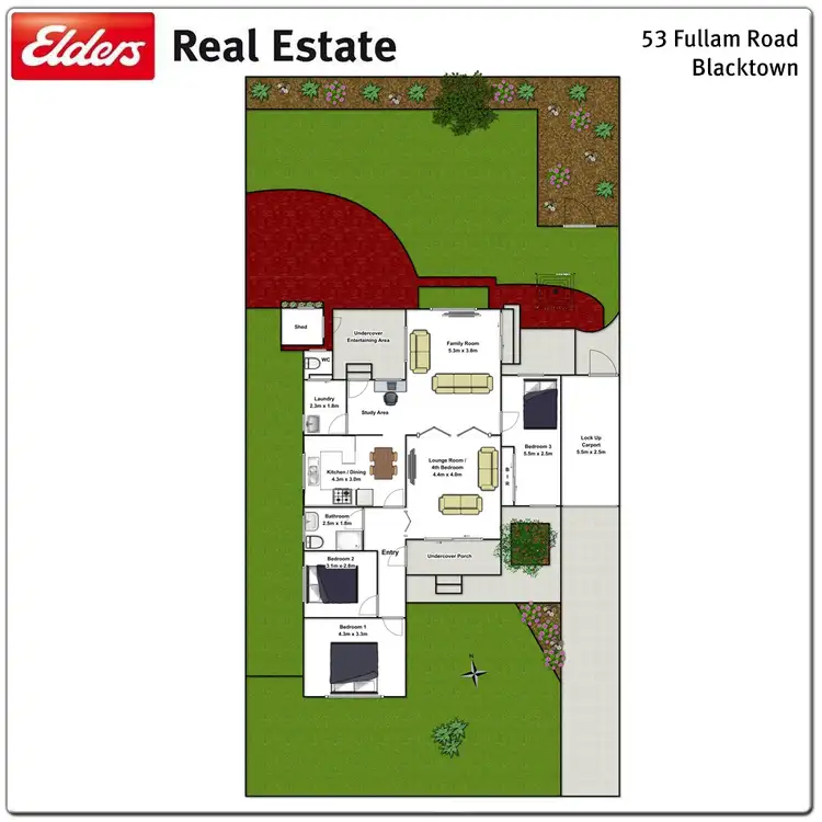 Floorplan of Homely house listing, 53 Fullam Road, Blacktown NSW 2148