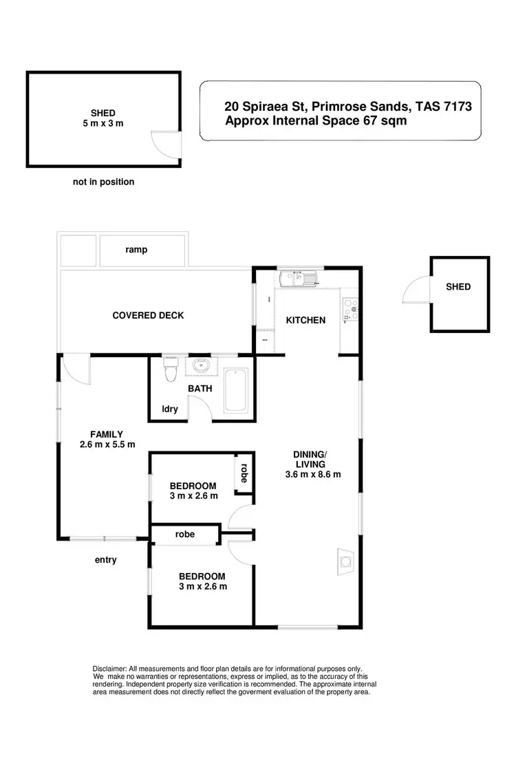 Floorplan of Homely house listing, 20 Spiraea Street, Primrose Sands TAS 7173