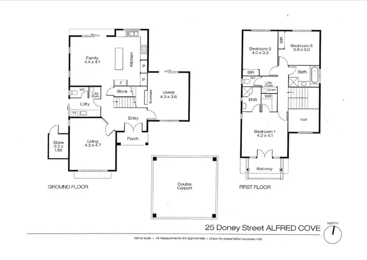 Floorplan of Homely house listing, 25 Doney Street, Alfred Cove WA 6154