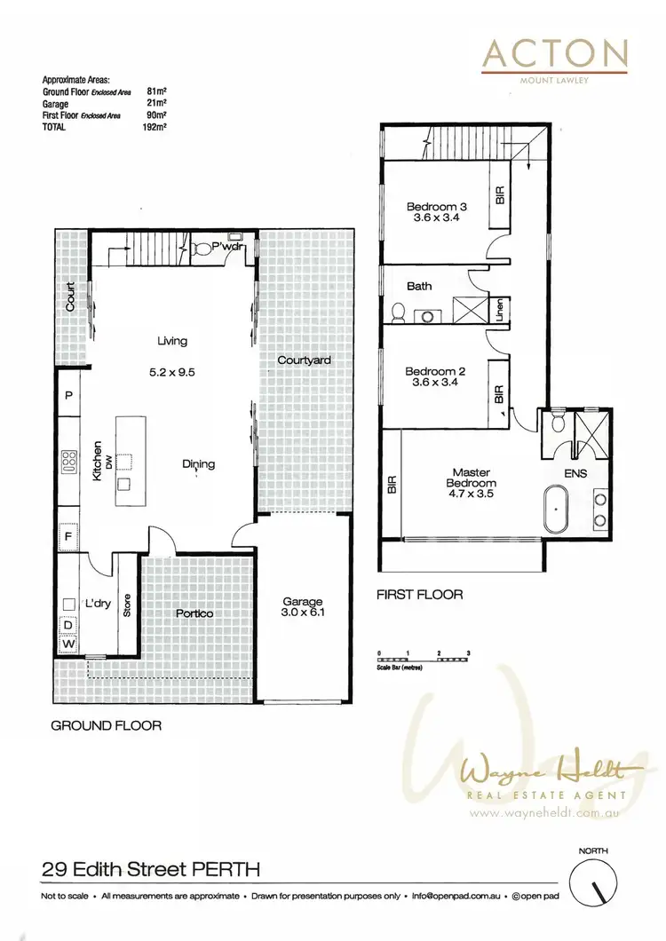 Floorplan of Homely townhouse listing, 29 Edith Street, Perth WA 6000