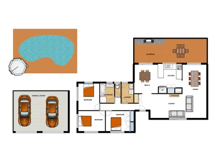 Floorplan of Homely house listing, 1 Seaton Street, Hillcrest QLD 4118