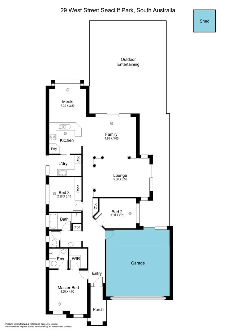 Floorplan of Homely house listing, 29 West Street, Seacliff Park SA 5049