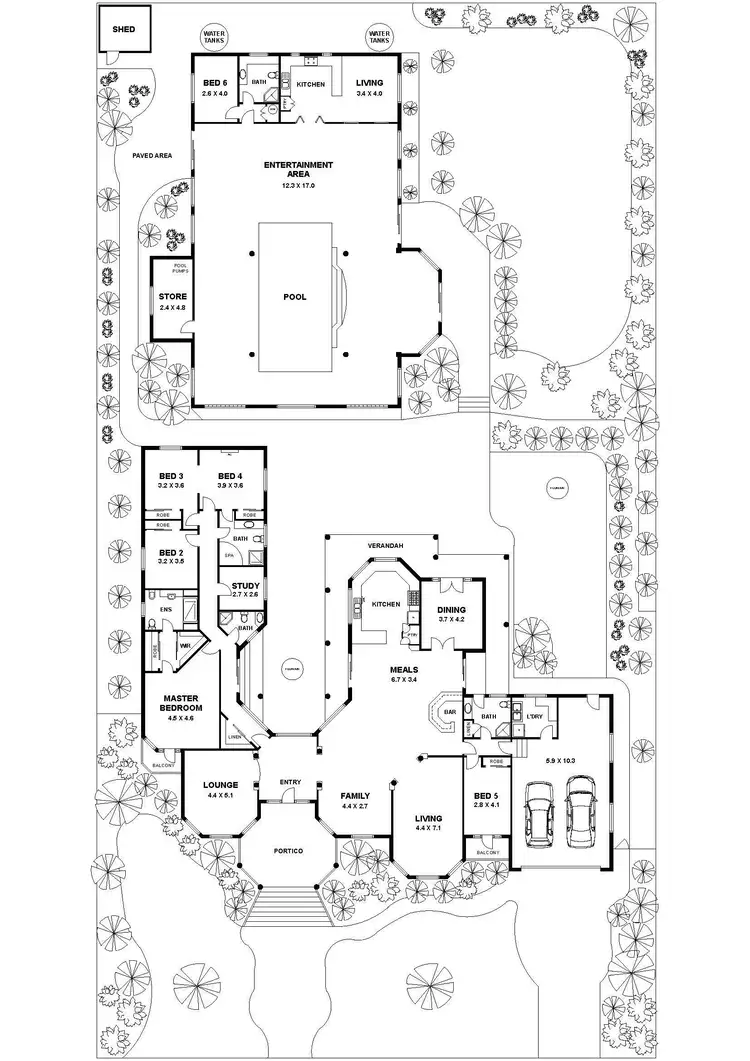 Floorplan of Homely house listing, 6 Sainsbury Court, Greenvale VIC 3059