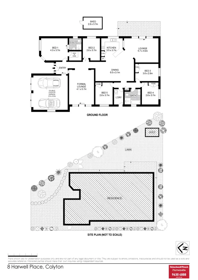 Floorplan of Homely house listing, 8 Harwell Place, Colyton NSW 2760