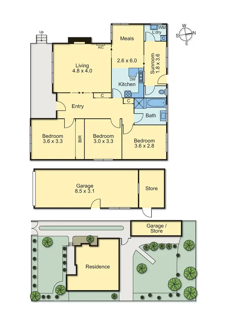 Floorplan of Homely house listing, 8 Hilbert Road, Airport West VIC 3042