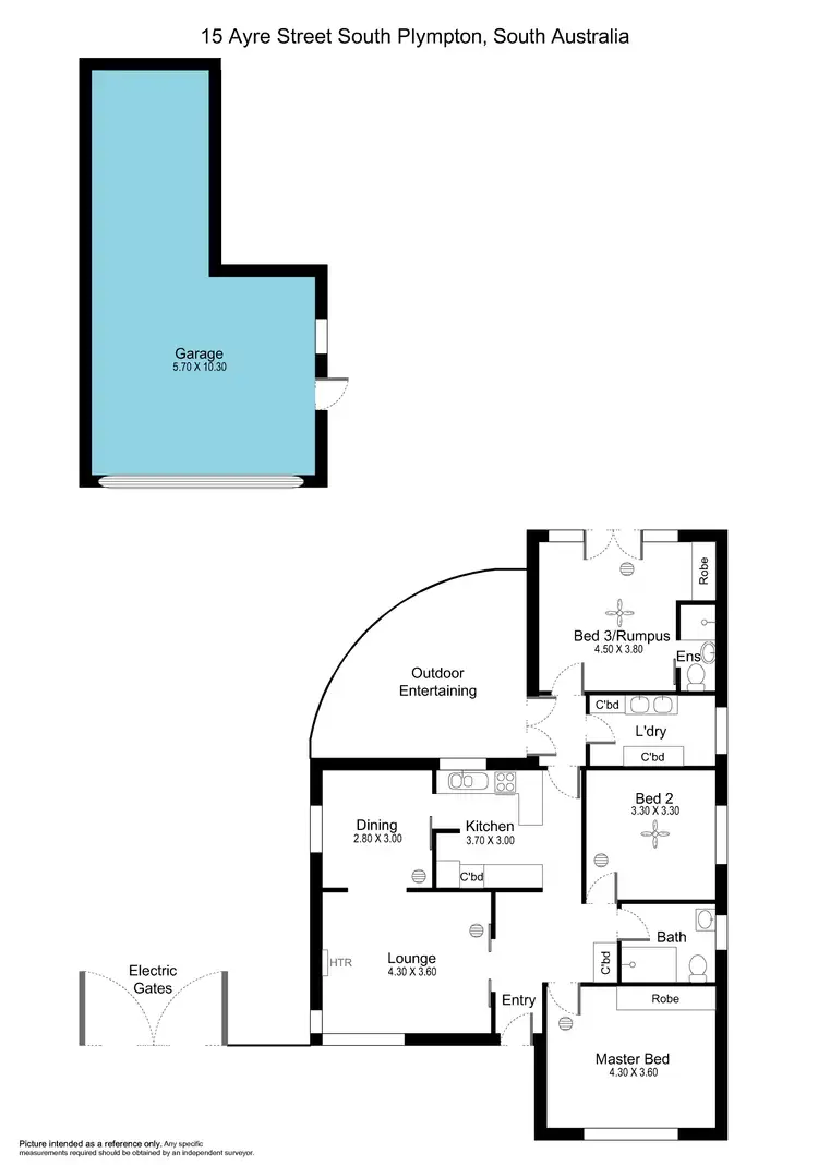 Floorplan of Homely house listing, 15 Ayre Street, South Plympton SA 5038
