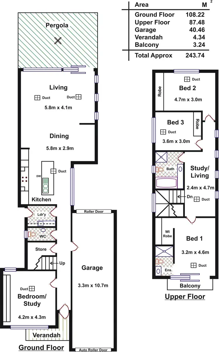 Floorplan of Homely house listing, 16 Olive Street, Parkside SA 5063