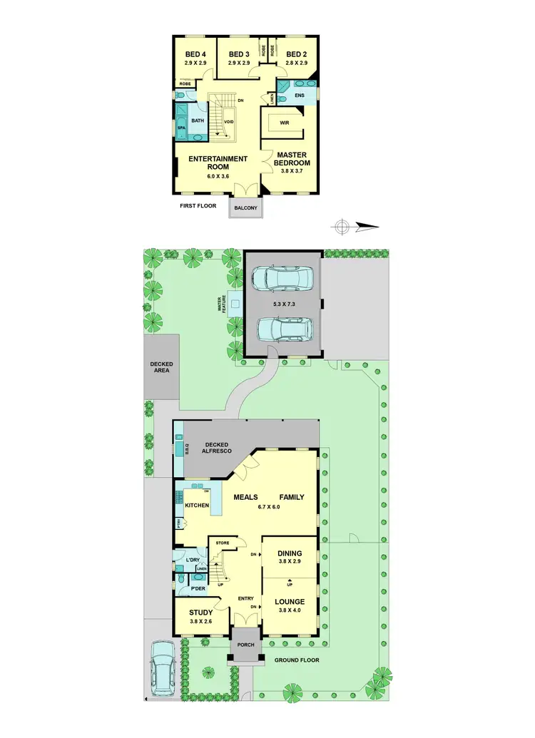 Floorplan of Homely house listing, 19A Cardinal Road, Oak Park VIC 3046