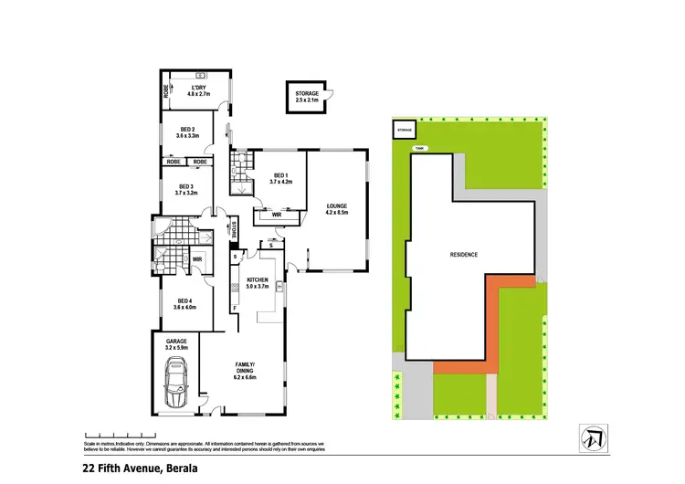Floorplan of Homely house listing, 22 FIFTH AVENUE, Berala NSW 2141