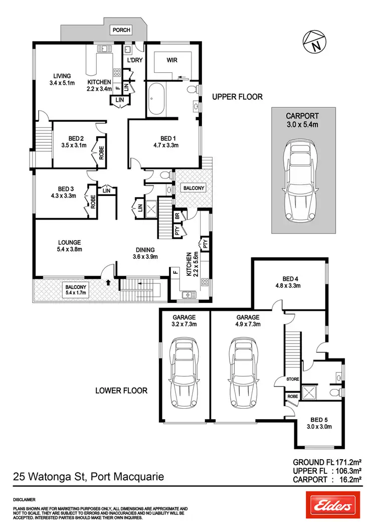 Floorplan of Homely house listing, 25 Watonga Street, Port Macquarie NSW 2444