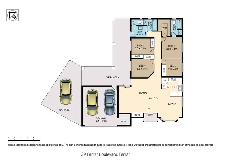 Floorplan of Homely house listing, 129 Farrar Boulevard, Farrar NT 830