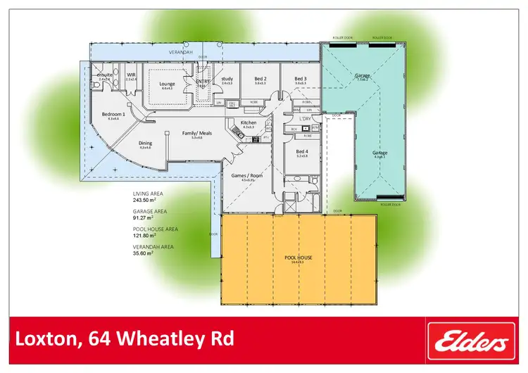 Floorplan of Homely house listing, 64 Wheatley Road, Loxton SA 5333