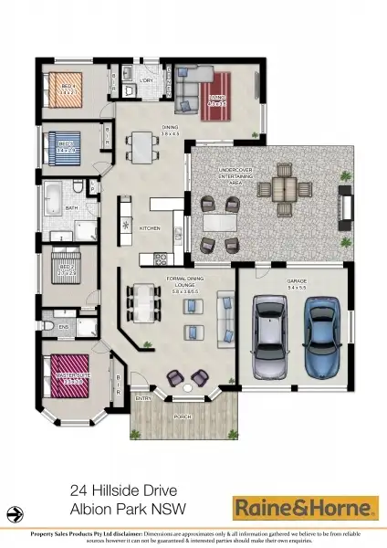 Floorplan of Homely house listing, 24 Hillside Drive, Albion Park NSW 2527