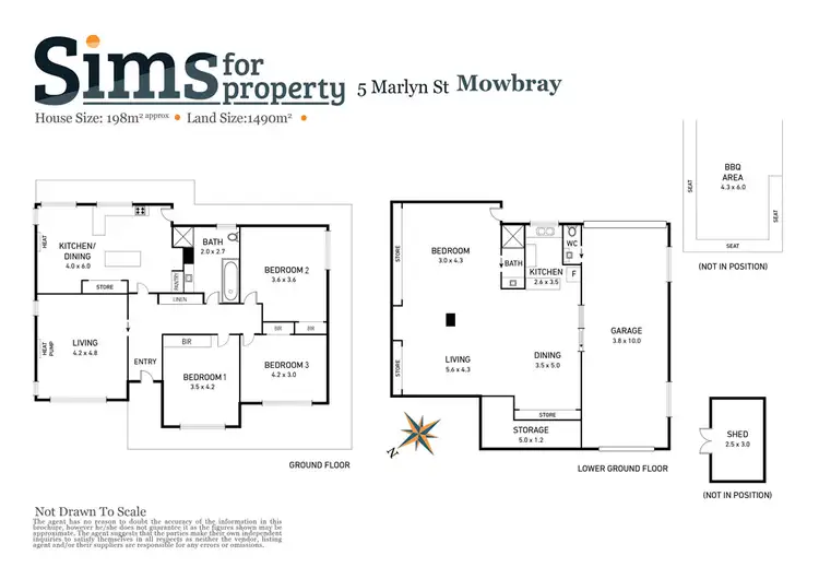 Floorplan of Homely house listing, 5 Marlyn Street, Mowbray TAS 7248