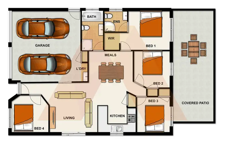 Floorplan of Homely house listing, 8 Starling Street, Loganlea QLD 4131