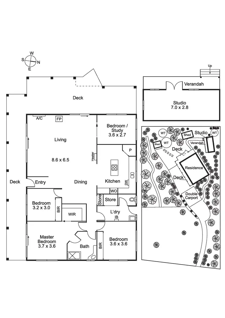 Floorplan of Homely house listing, 8-12 Elizabeth Road, Red Hill VIC 3937