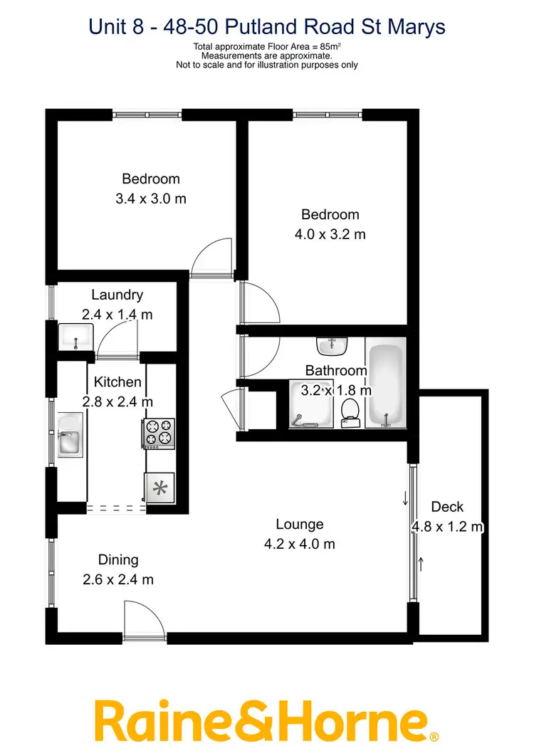 Floorplan of Homely unit listing, 8/48-50 Putland Street, St Marys NSW 2760