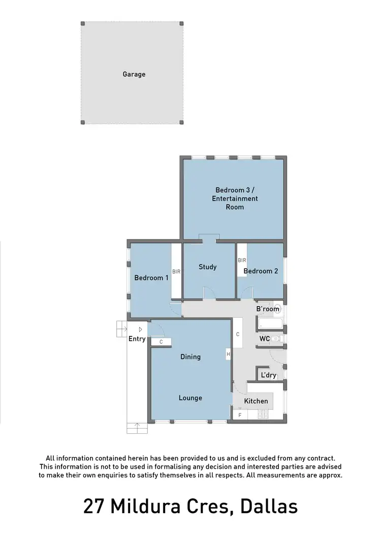 Floorplan of Homely house listing, 27 Mildura Crescent, Dallas VIC 3047