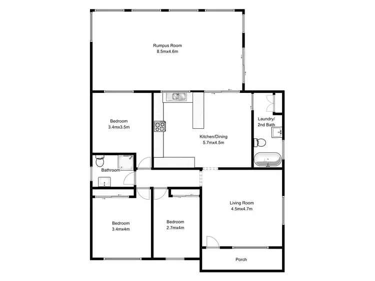 Floorplan of Homely house listing, 14 Princes Hwy, Albion Park Rail NSW 2527