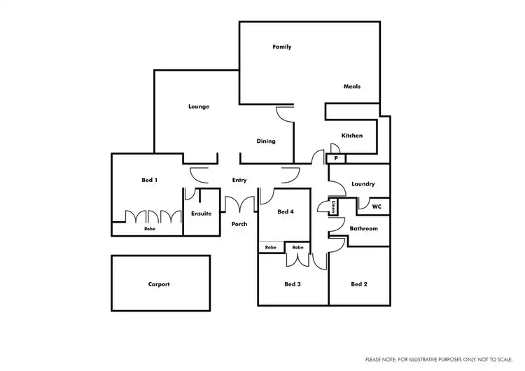 Floorplan of Homely house listing, 21 Hartington Way, Carine WA 6020