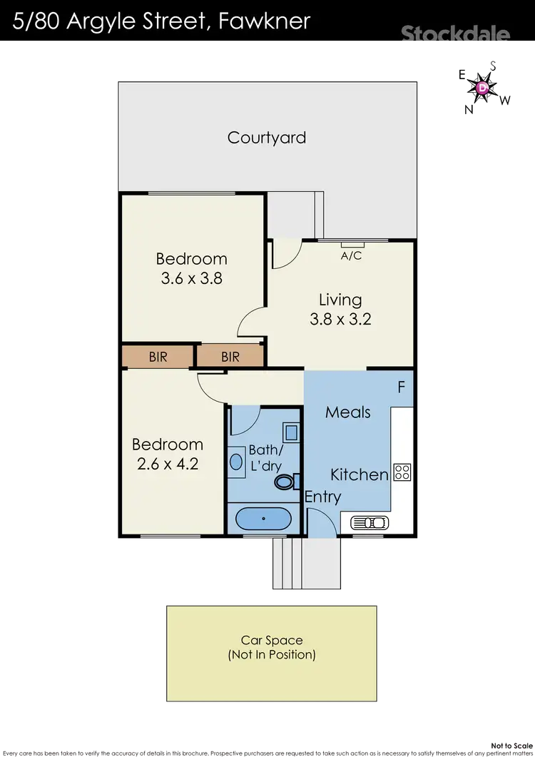 Floorplan of Homely unit listing, 5/80 Argyle Street, Fawkner VIC 3060