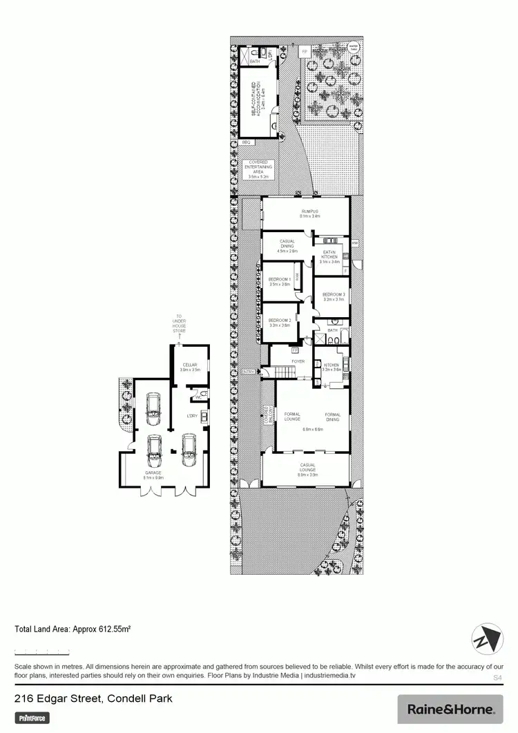 Floorplan of Homely house listing, 216 Edgar Street, Condell Park NSW 2200