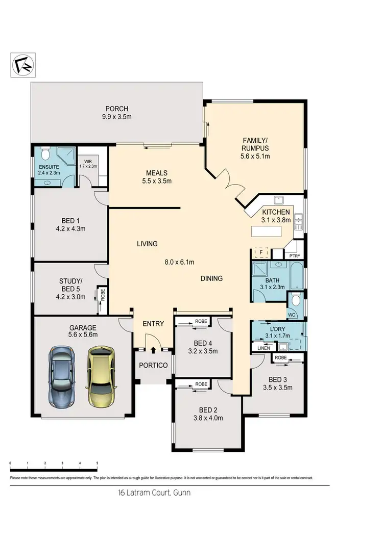 Floorplan of Homely house listing, 16 Latram Court, Gunn NT 832
