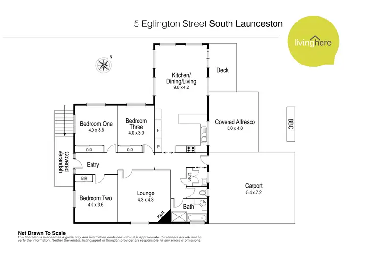 Floorplan of Homely house listing, 5 Eglington Street, South Launceston TAS 7249