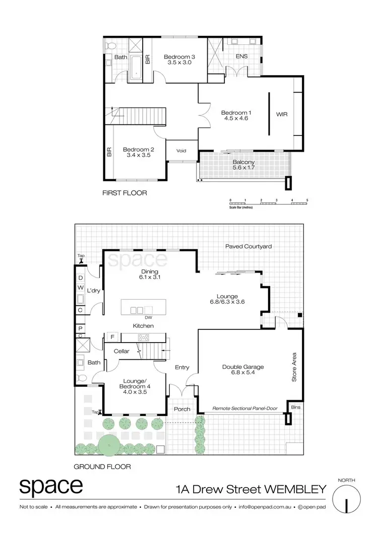 Floorplan of Homely house listing, 1A Drew Street, Wembley WA 6014