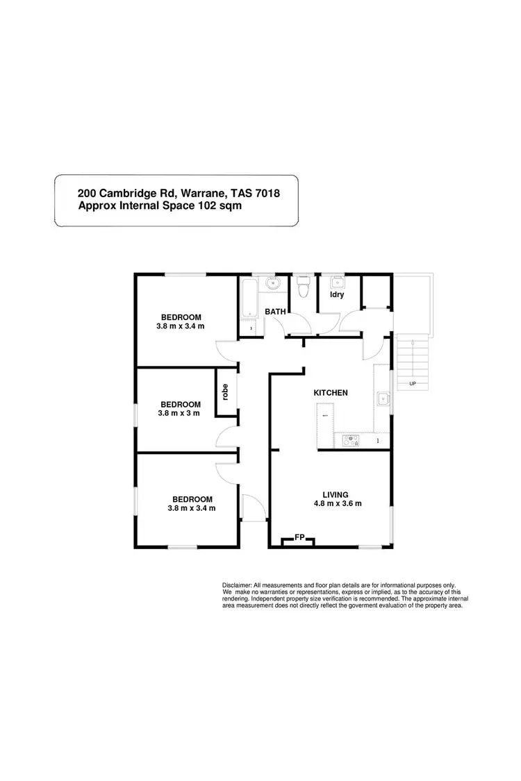 Floorplan of Homely house listing, 200 Cambridge Road, Warrane TAS 7018