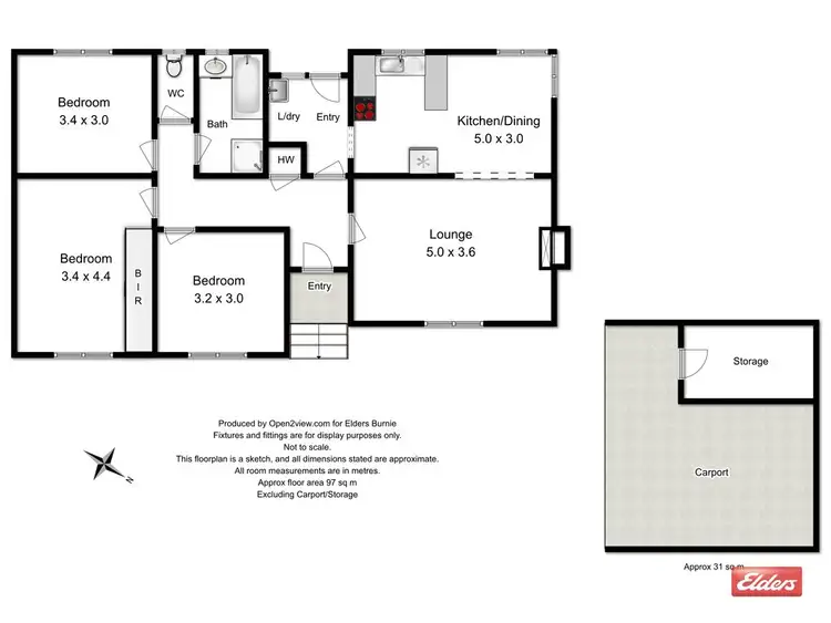 Floorplan of Homely house listing, 23 Flinders Drive, Somerset TAS 7322