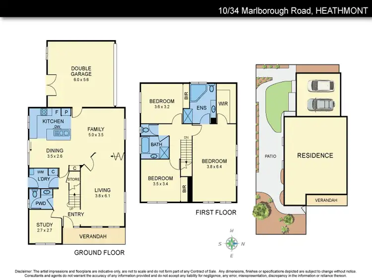 Floorplan of Homely unit listing, 10/34 Marlborough Road, Heathmont VIC 3135