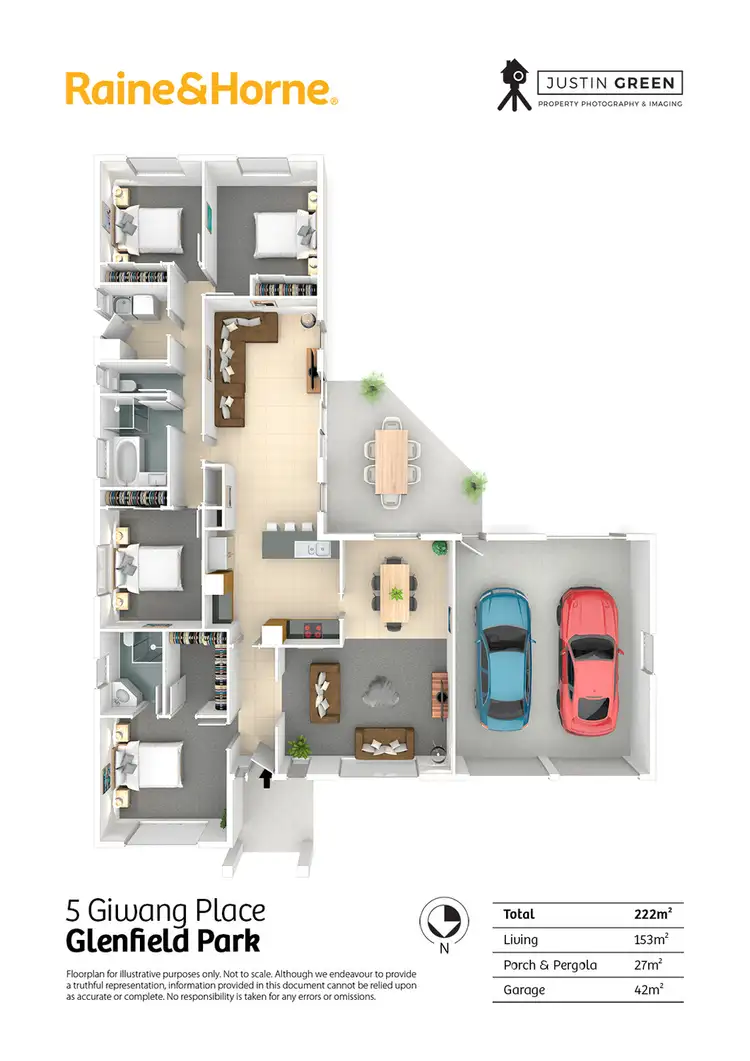 Floorplan of Homely house listing, 5 Giwang Place, Glenfield Park NSW 2650