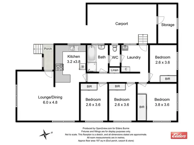 Floorplan of Homely house listing, 68 Harvey Street, Strahan TAS 7468