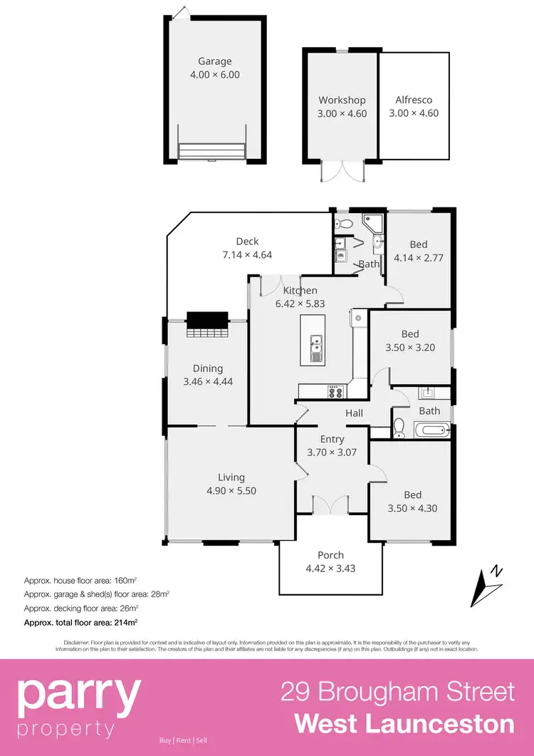 Floorplan of Homely house listing, 29 Brougham Street, West Launceston TAS 7250